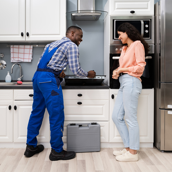 what kind of warranty do you offer on your cooktop repair services in Franklin County